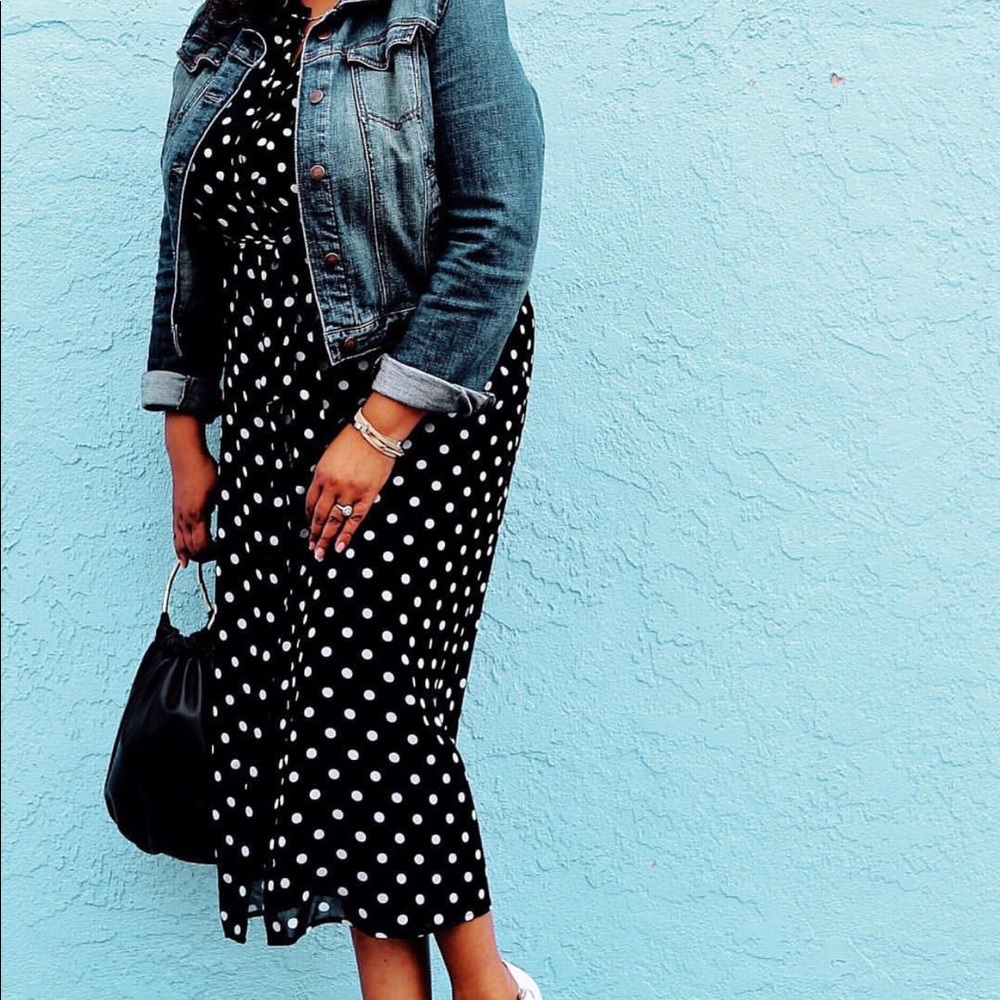 Who What Wear Polka Dot Dress Size XXL
